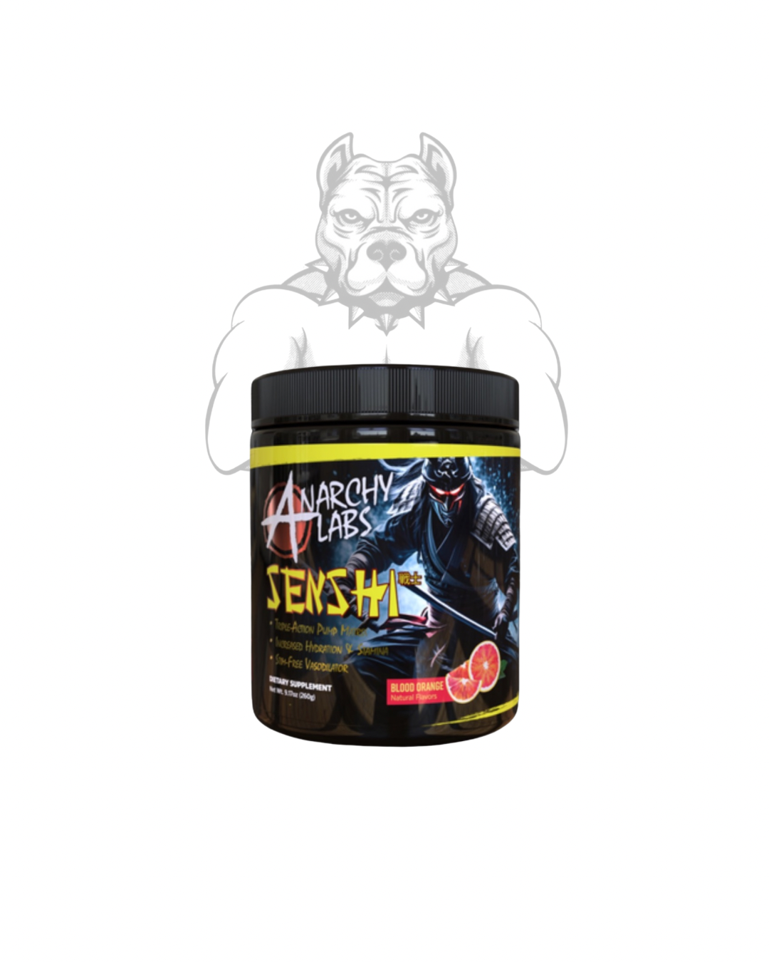 Anarchy Labs SENSHI Pré-Entraînement sans stimulant pour la congestion musculaire