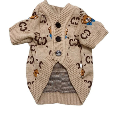 Gigi Bear Knit Dog Sweater | Dog Sweater