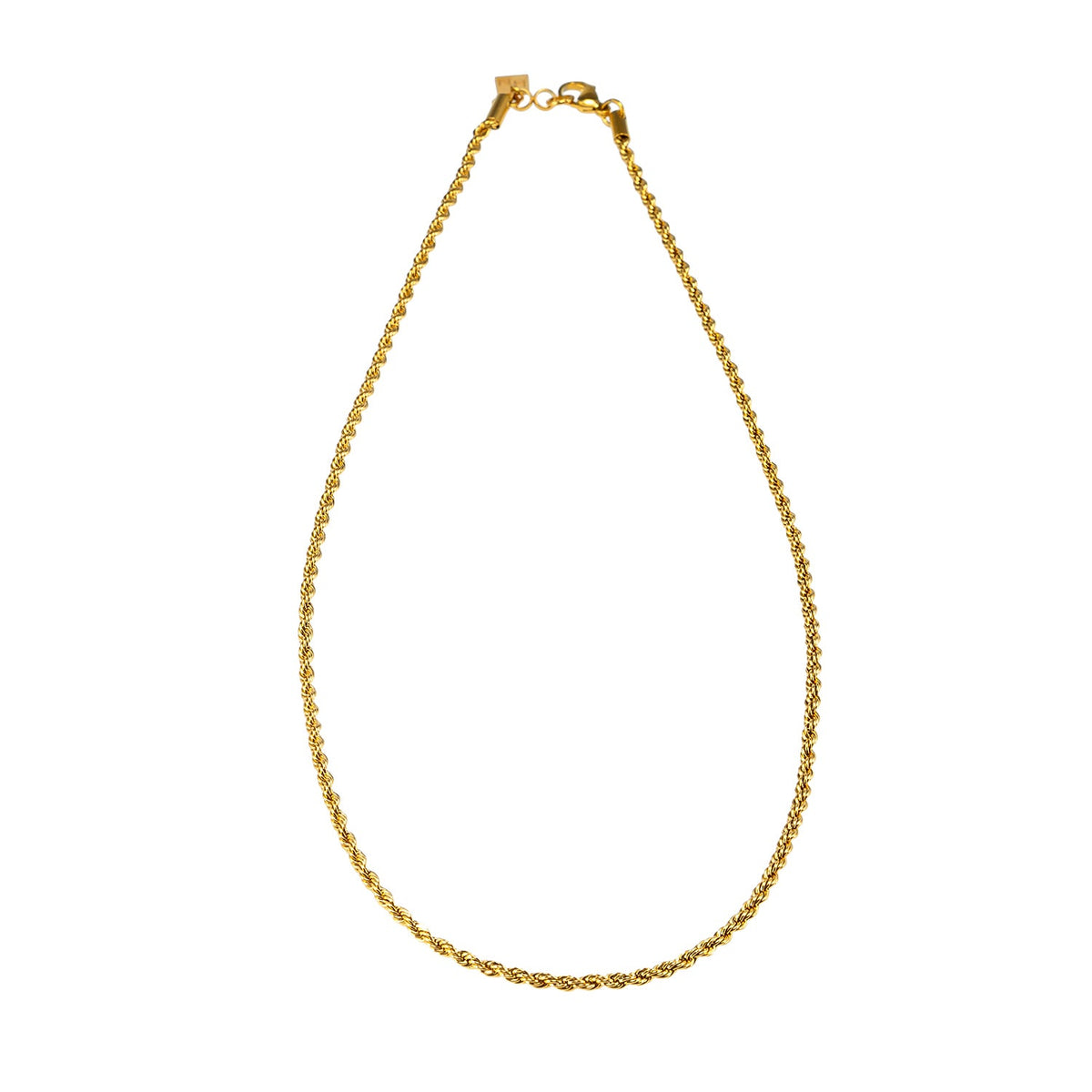 BALHAM Gold: Rope Chain Textured Necklace