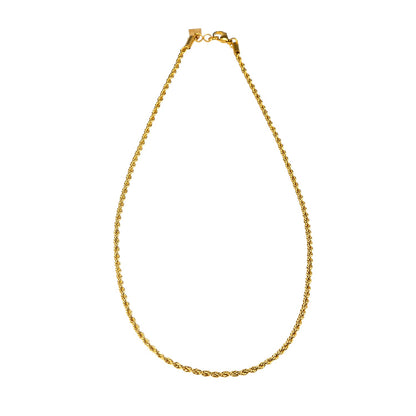 BALHAM Gold: Rope Chain Textured Necklace