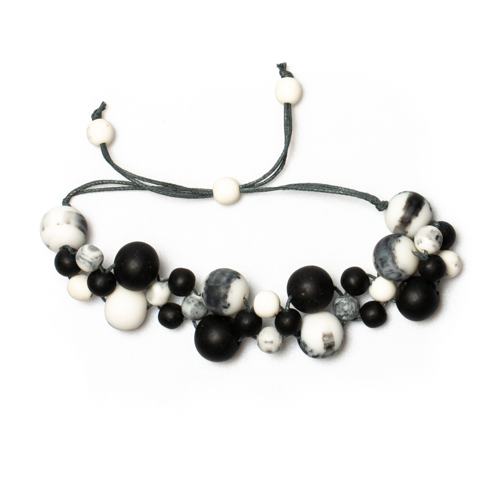 Bracelet boule en résine