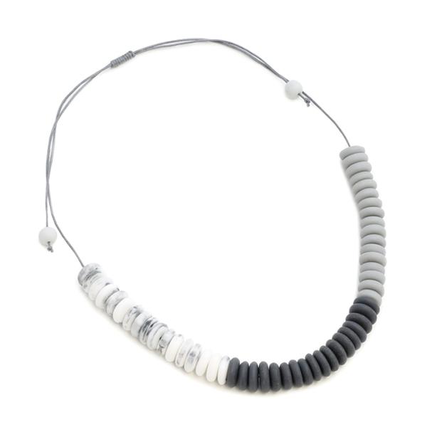 Short Smokey Resin Necklace