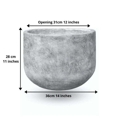 Jardinière Berto Ciment 38 cm