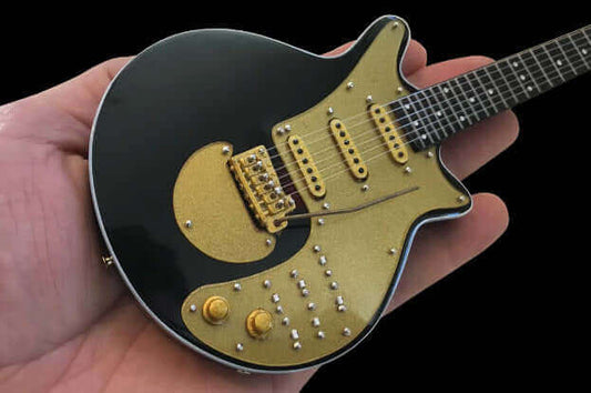 Guitare miniature de collection Brian May Signature "Gold Special"