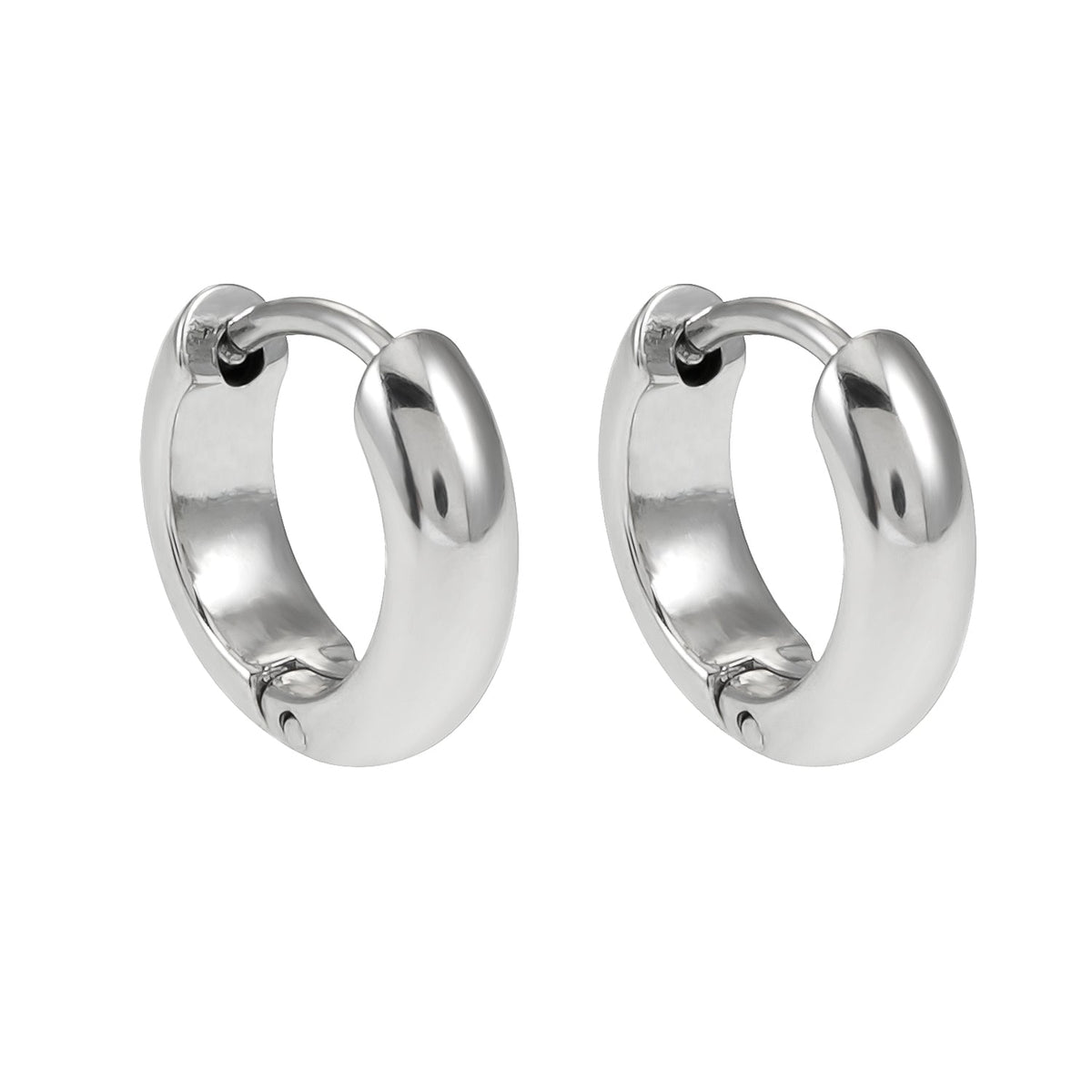 BOCHUM: Barely There, But Beautifully Noticeable Tiny Hoops in Silver