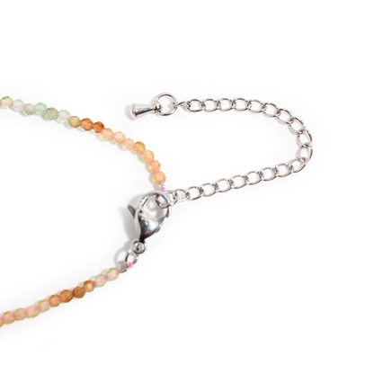 Watermelon Tourmaline Bracelet - 2-3mm