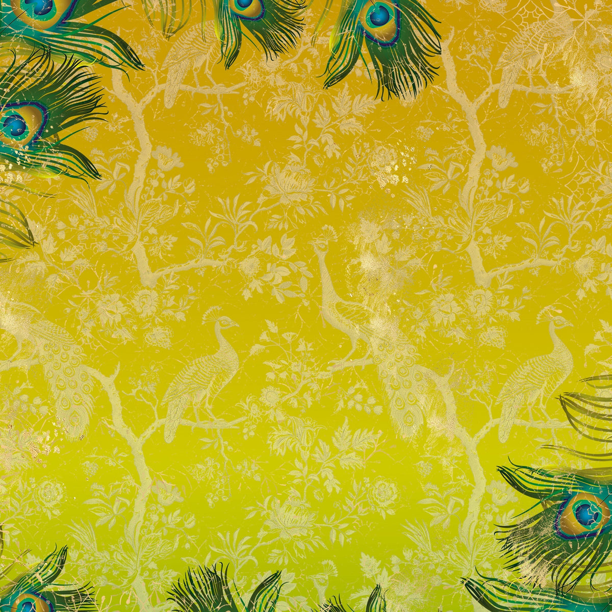 Graceful Plumes Paper Pad 6”x6”