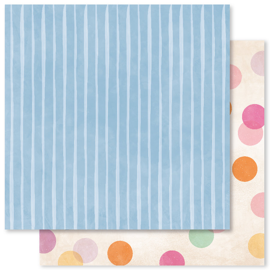 Birthday Fun Basics D 12 x 12 Paper (12 pc Bulk Pack) 33294