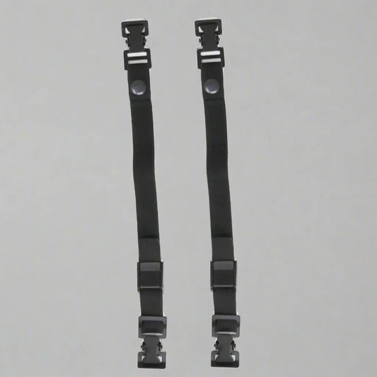 Black Snap Motorcycle Riding Pant Tie Down