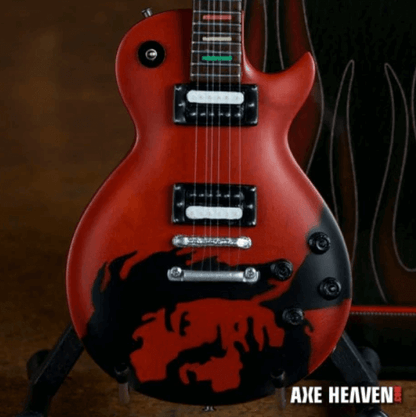 Bob Marley Signature “One Love” Miniature Guitar Replica Collectible