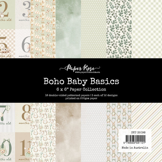 Collection de papiers Boho Baby Basics 6x6 35098