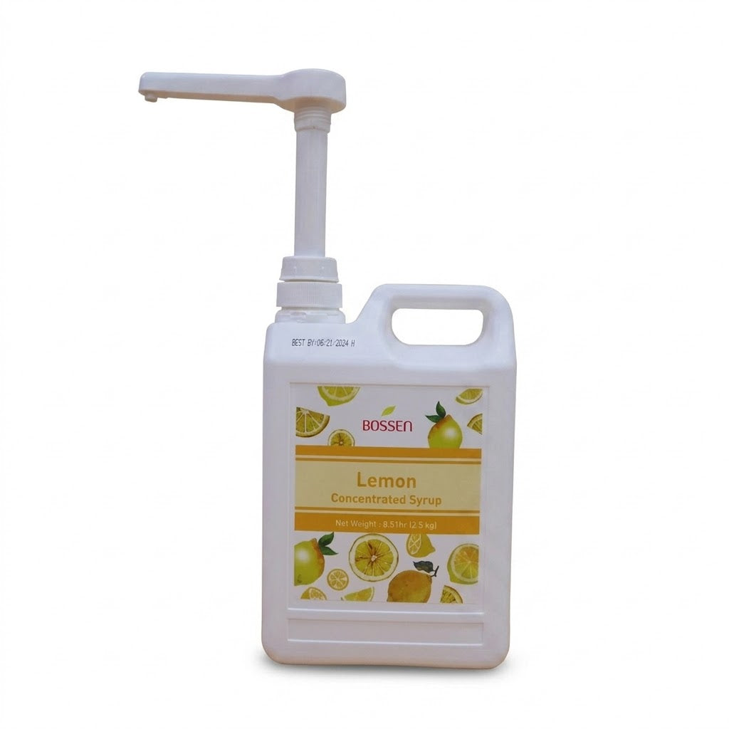 Pump for Bubble Tea 4-In-1 Fruit Syrups 2.5KG Jars - Dispenses 1 ounce per push