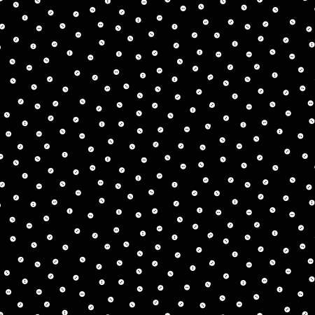 Riley Blake - She Who Sews - Boutons Épars Noir - C11342R-BLACK
