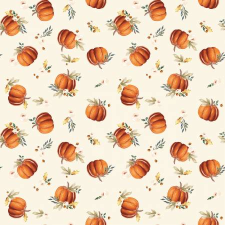 Riley Blake - Shades Of Autumn - Pumpkins Cream - C13471R-CREAM