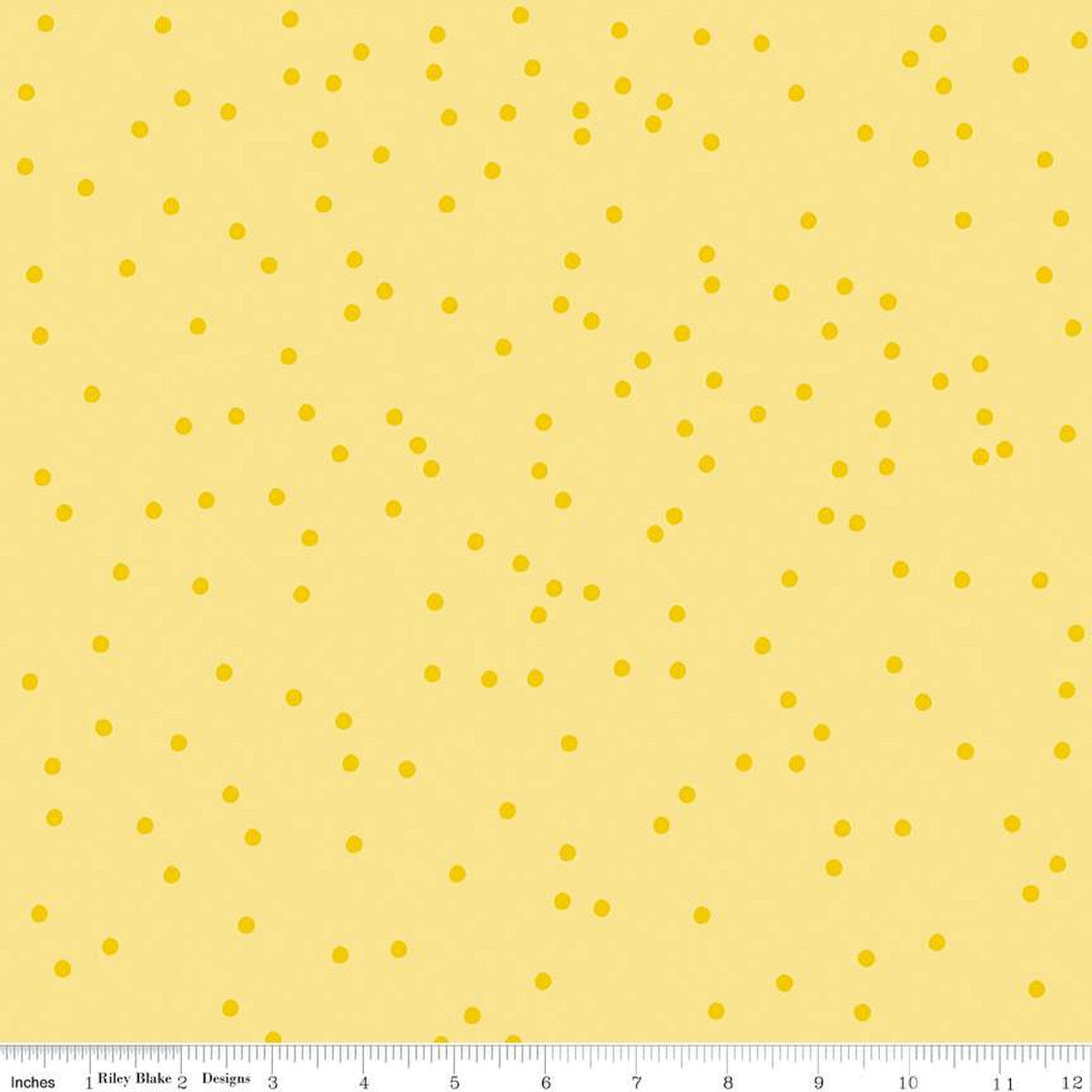 Riley Blake - On the Dot - Lemonade