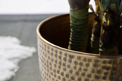 Bertooo - Cache-pot Mid-Century en laiton