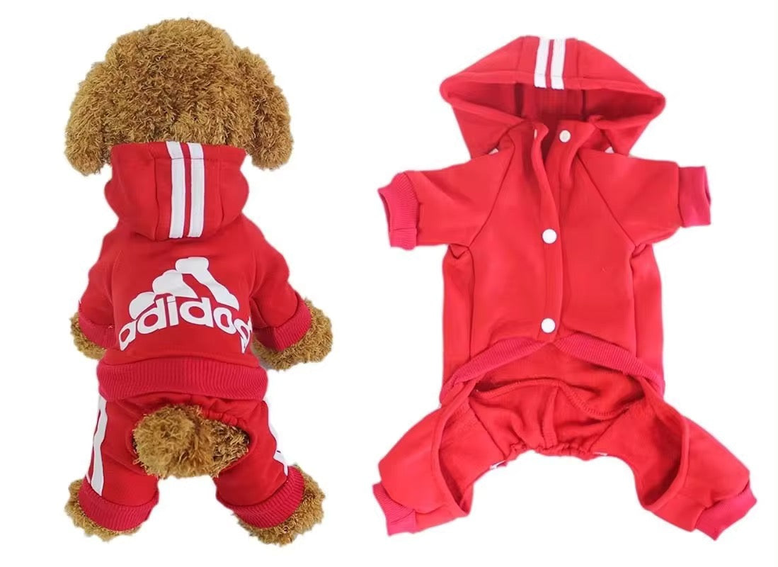 Adidog Dog Hoodie Onesie | Full Body Dog Hoodie