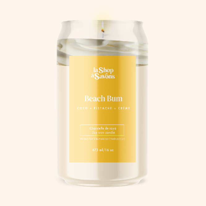 Soy candle 16 oz - Beach Bum
