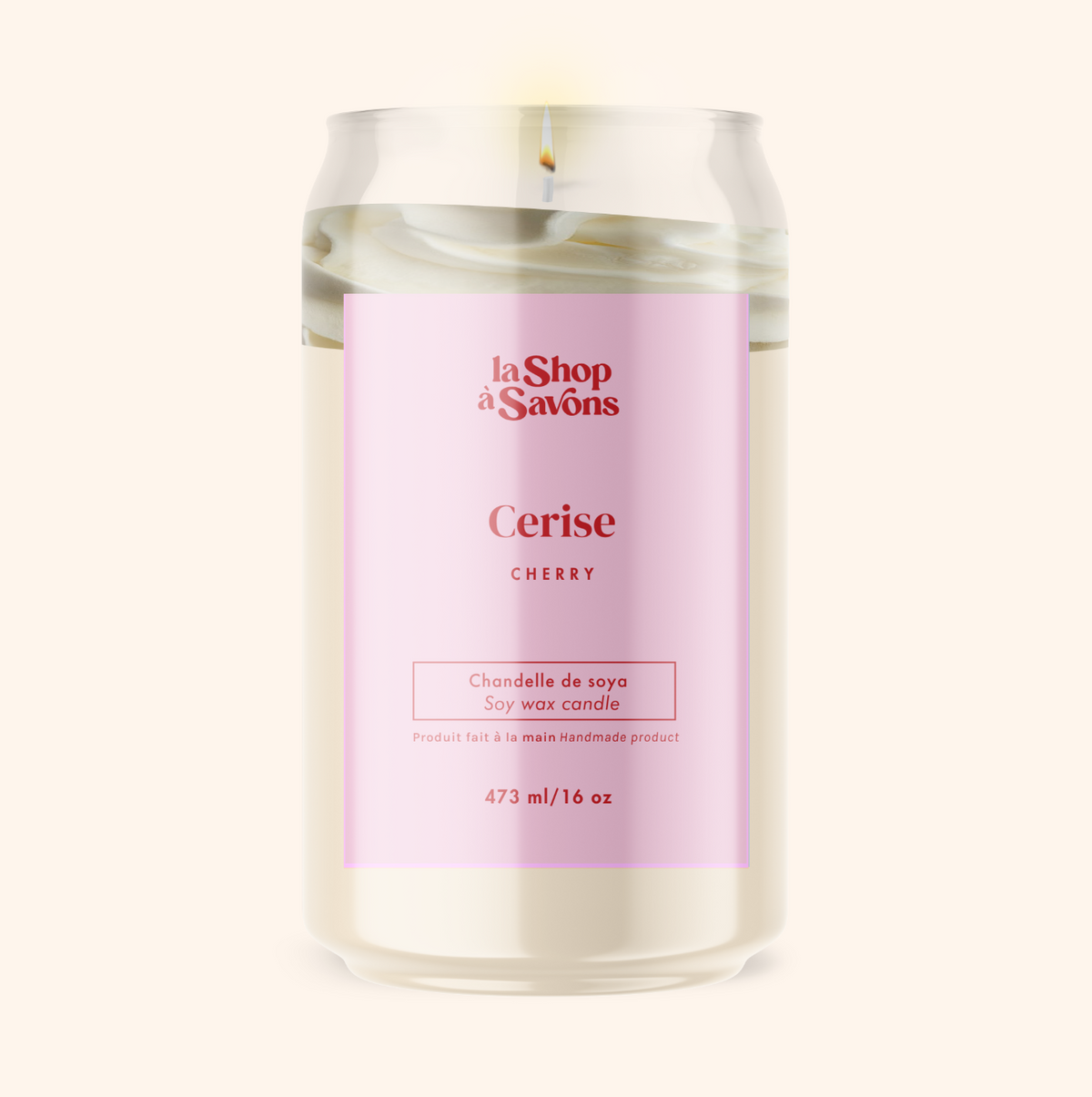 Soy Candle 16 oz - Cherry