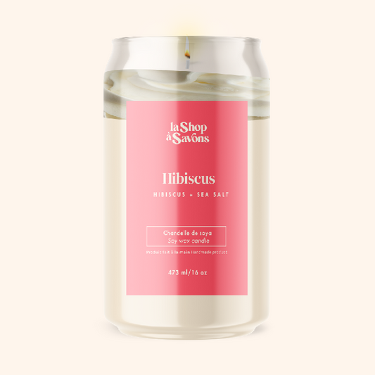 Soy candle 16 oz - Sea Hibiscus