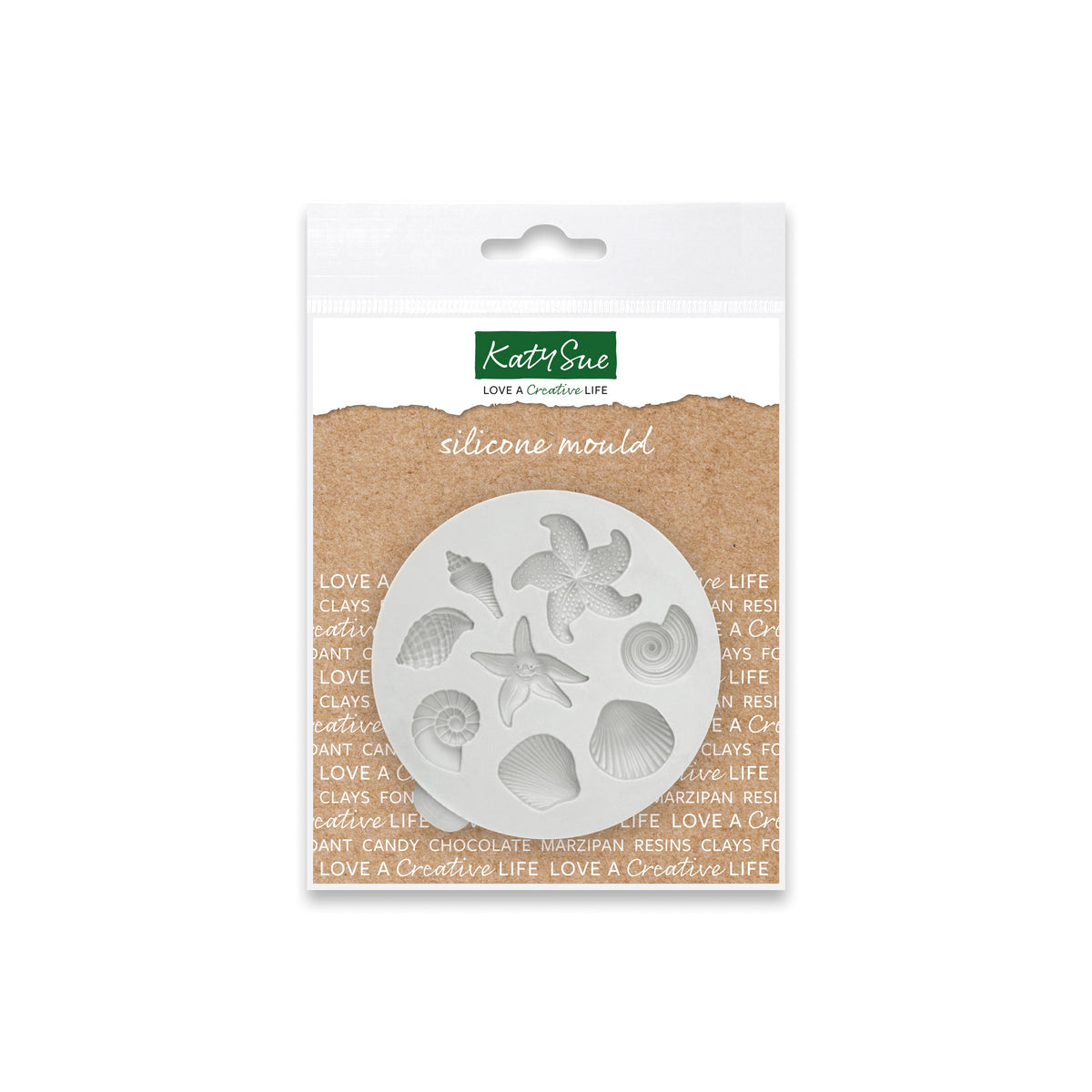 Miniature Shells and Starfish Silicone Mould