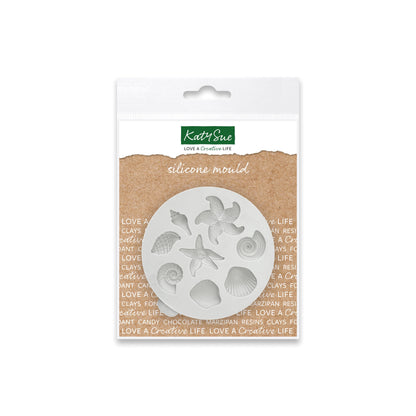 Miniature Shells and Starfish Silicone Mould