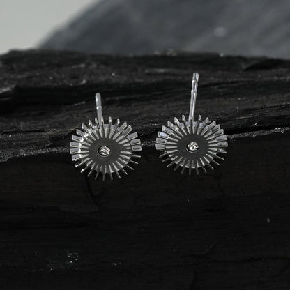 Style CAPITOLA: 'Night Star' Stud Earrings Silver