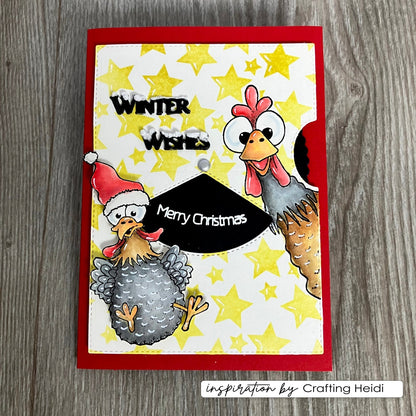Vaessen Creative • Cutting Dies Numbers & Christmas Wishes 29pcs