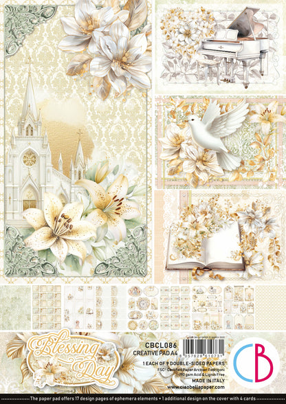 Blessing Day Creative Pad A4 9/Pkg