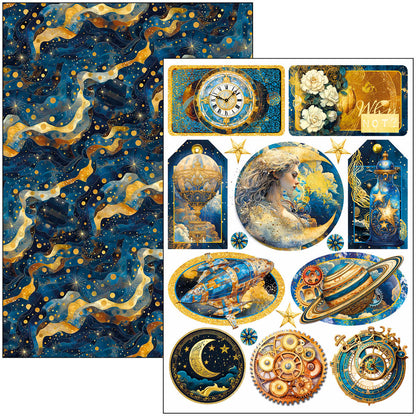 Celestial Creative Pad A4 9/Pkg