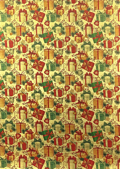 Deluxe Casse-Noisette en papier doré A4 5/paquet