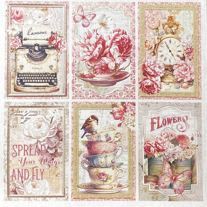 Deluxe Timeless Moments  Paper Silver
 6"x6" 5/Pkg