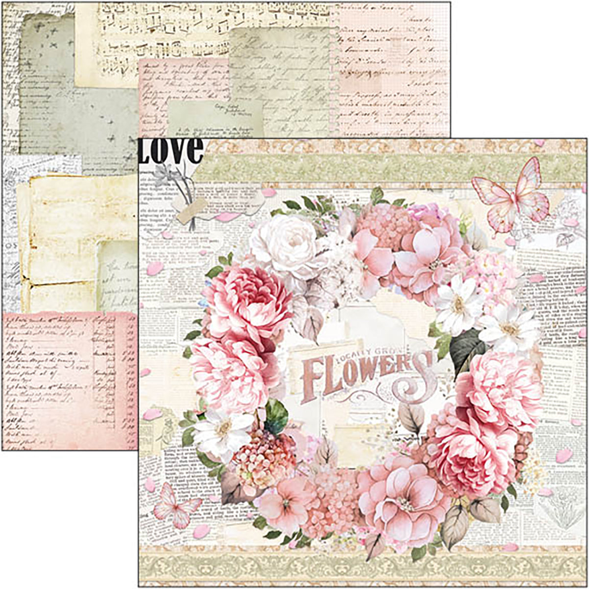 Bloc "Moments intemporels" 20,3 x 20,3 cm 12 feuilles/paquet
