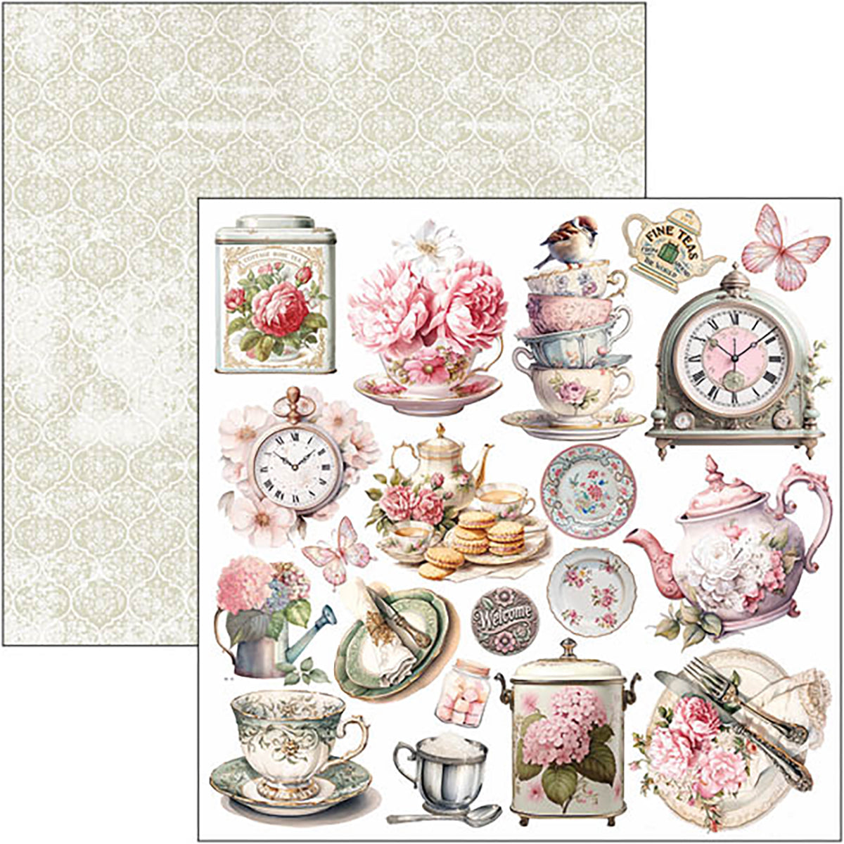 Bloc "Moments intemporels" 20,3 x 20,3 cm 12 feuilles/paquet