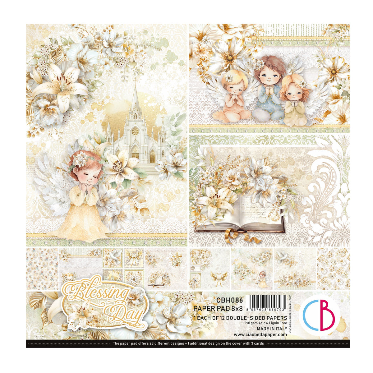 Blessing Day Pad 8"x8" 12/Pkg