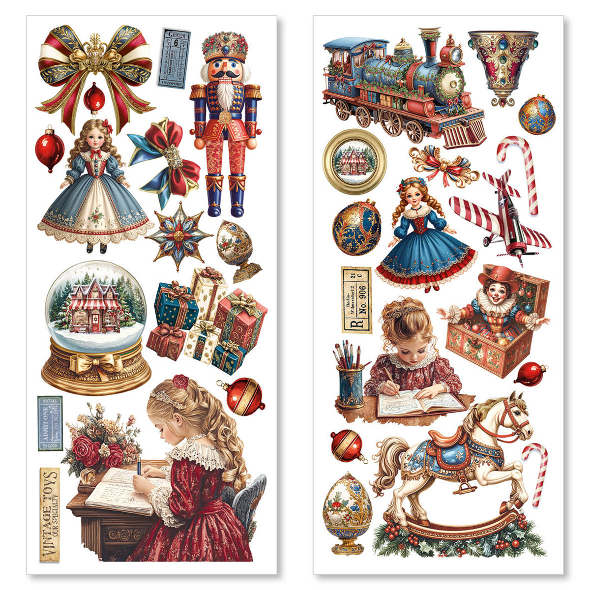 Feuilles adhésives transparentes pour magasin de jouets 5/paq.