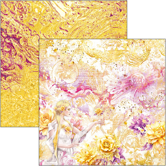 Bloc de papier Ethereal 30,5 x 30,5 cm 12 feuilles/paquet