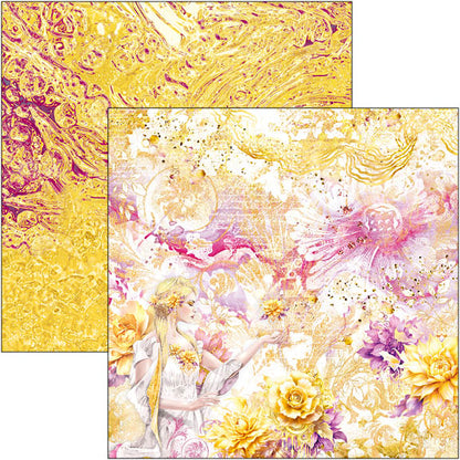 Bloc de papier Ethereal 30,5 x 30,5 cm 12 feuilles/paquet