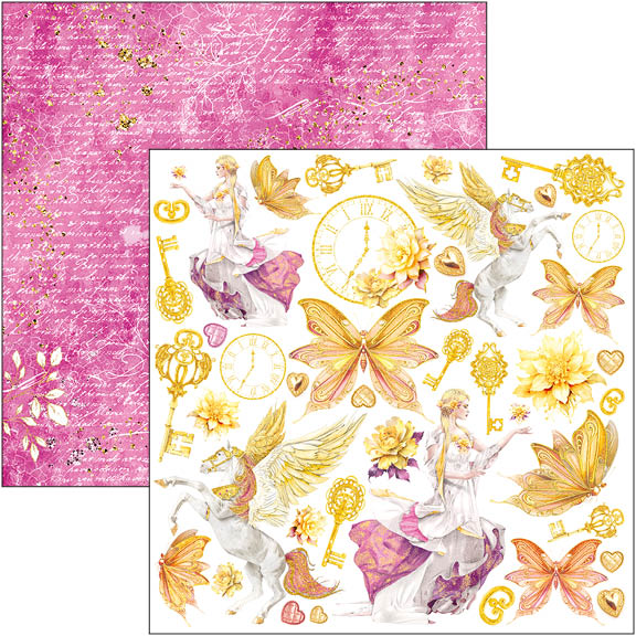 Bloc de papier Ethereal 30,5 x 30,5 cm 12 feuilles/paquet