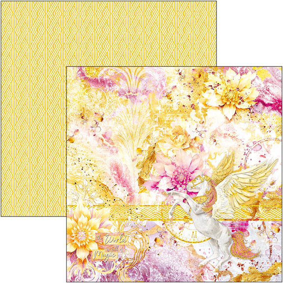Bloc de papier Ethereal 30,5 x 30,5 cm 12 feuilles/paquet