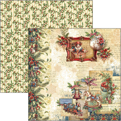 Bloc de papier Boutique de jouets 30,5 x 30,5 cm 12 feuilles/paquet