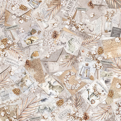 Bloc Cozy Moments 15,2x15,2 cm 24 feuilles/paquet
