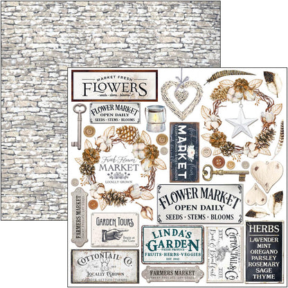 Bloc Cozy Moments 15,2x15,2 cm 24 feuilles/paquet