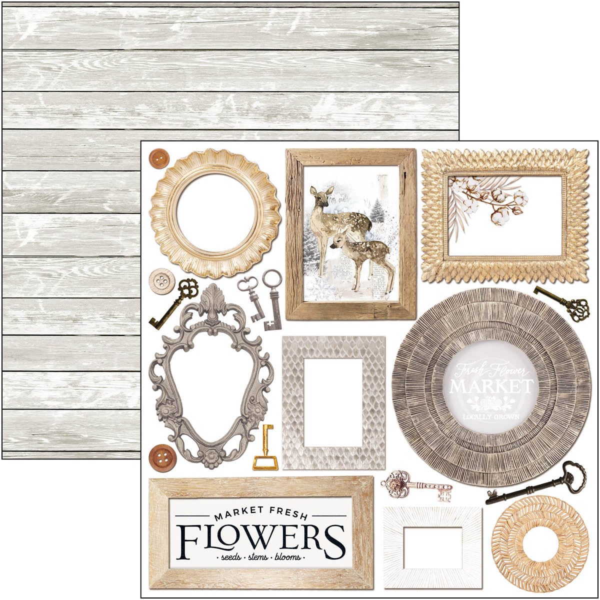 Bloc Cozy Moments 15,2x15,2 cm 24 feuilles/paquet