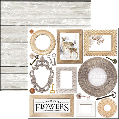 Bloc Cozy Moments 15,2x15,2 cm 24 feuilles/paquet