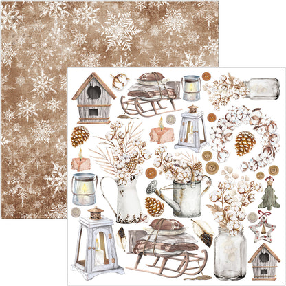 Bloc Cozy Moments 15,2x15,2 cm 24 feuilles/paquet