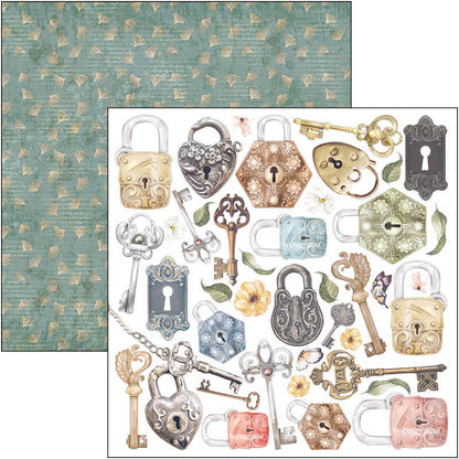 Règne de grâce, bloc de papier 15x15 cm, 24 feuilles, découpe créative