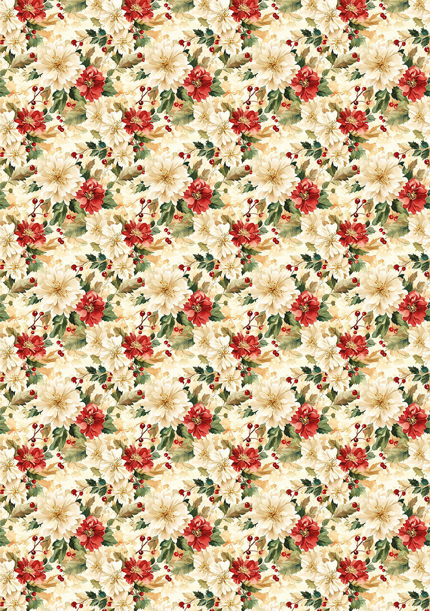 Rice Paper A5 Mixed 8/Pkg Christmas Vibes