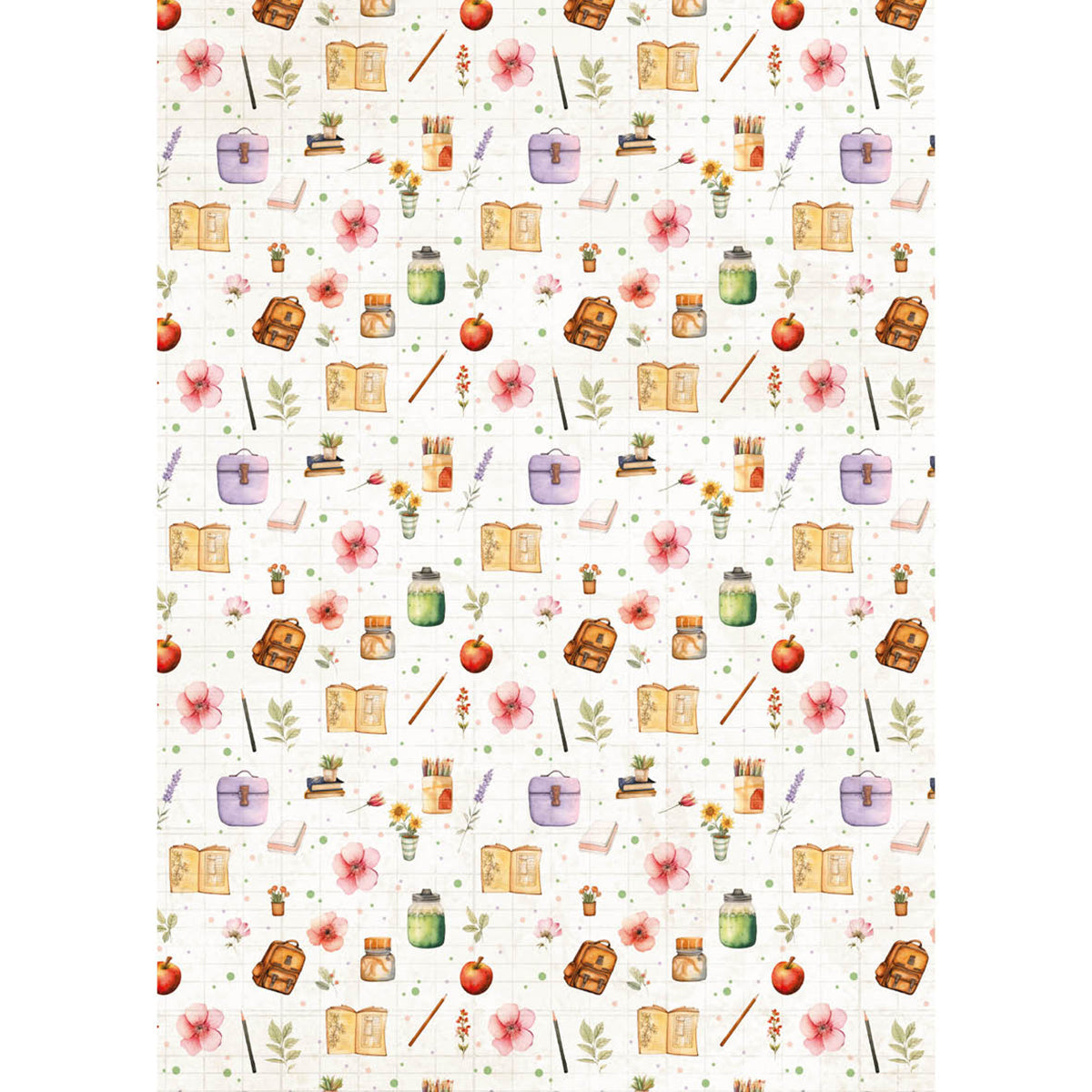 Rice Paper A5 MIXED 8/Pkg Back To School