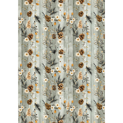 Rice Paper A5 MIXED 8/Pkg Hot Cocoa & Holly